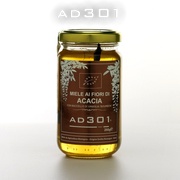 Miele ai fiori di Acacia con Baccello di Vaniglia Bourbon da Agricoltura Biologica