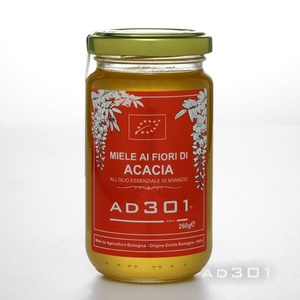 Miele ai fiori di Acacia all'olio essenziale di Arancio da Agricoltura Biologica