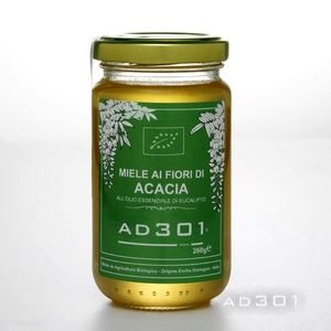 Miele ai fiori di Acacia all'olio essenziale di Eucalipto da Agricoltura Biologica