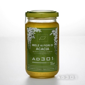 Miele ai fiori di Acacia all'olio essenziale di Salvia da Agricoltura Biologica
